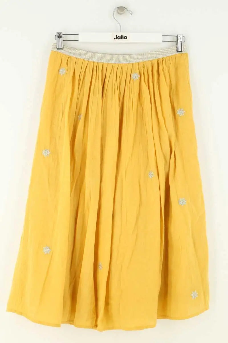 Jupe Des Petits Hauts Jaune en Coton