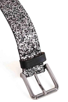 Ceinture en cuir Maje Argent en Cuir