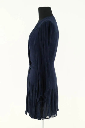 Robe Maje Bleu en Synthétique