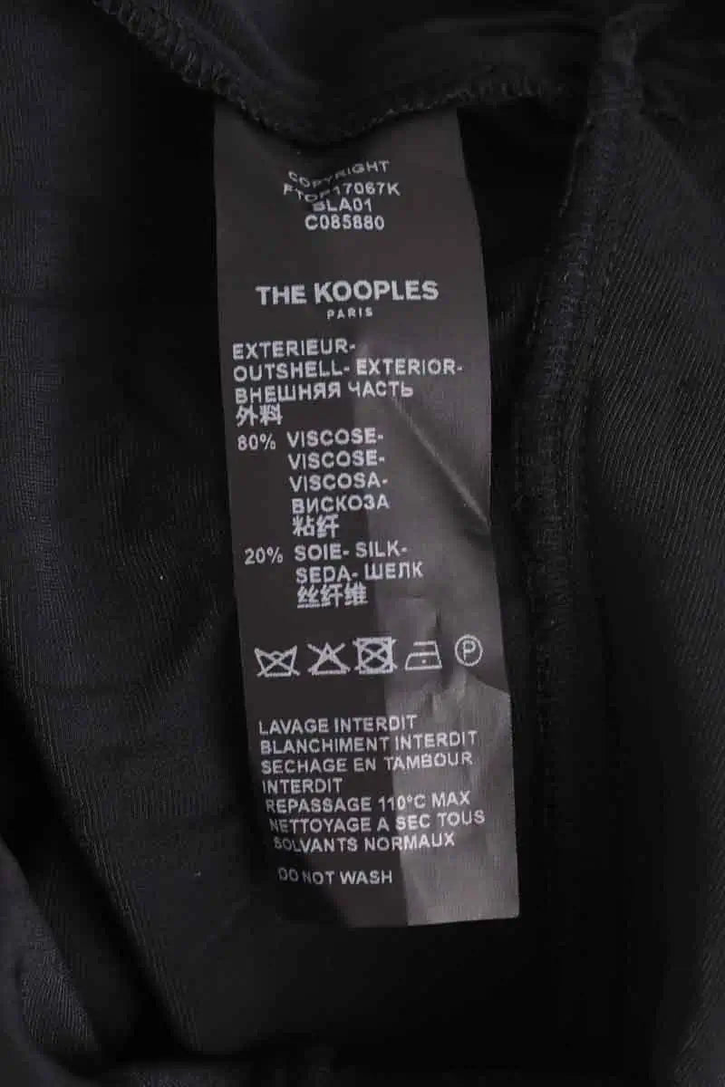 Blouse The Kooples Noir en Viscose