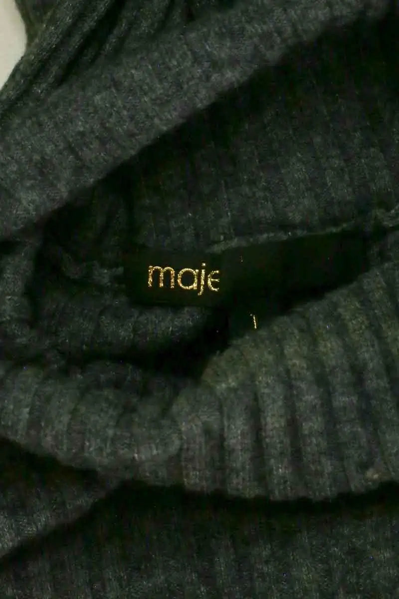 Pull Maje Anthracite en Laine