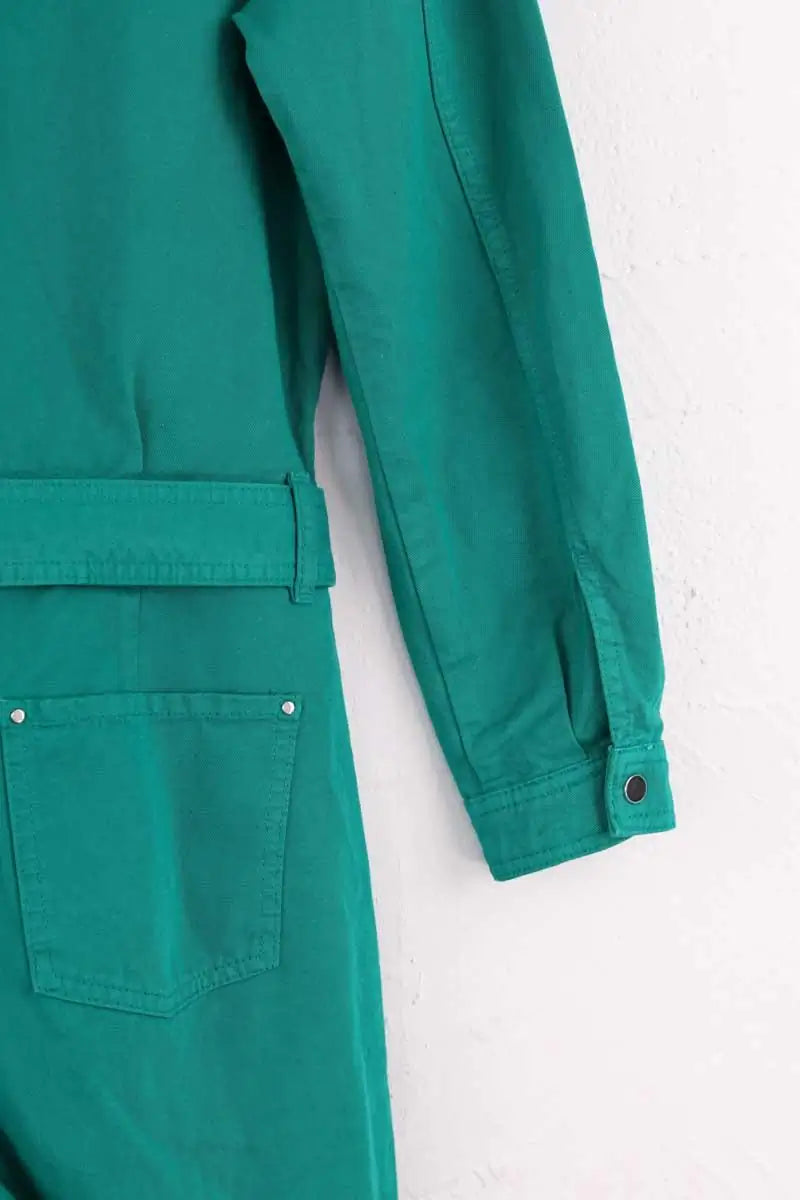 Combinaison Claudie Pierlot Vert en Coton