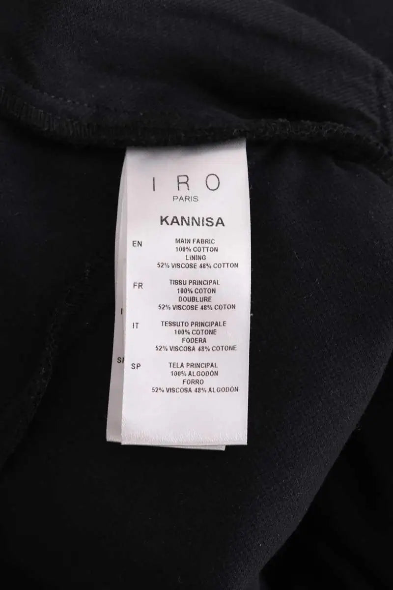 Pantalon Iro Noir en Viscose