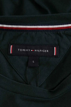 T-shirt Tommy Hilfiger Vert en Coton