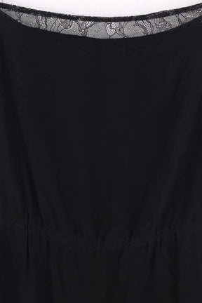Robe Maje Noir en Soie