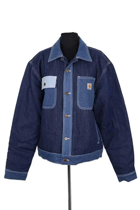 Veste Carhartt Bleu en Coton, taille M - Seconde Main