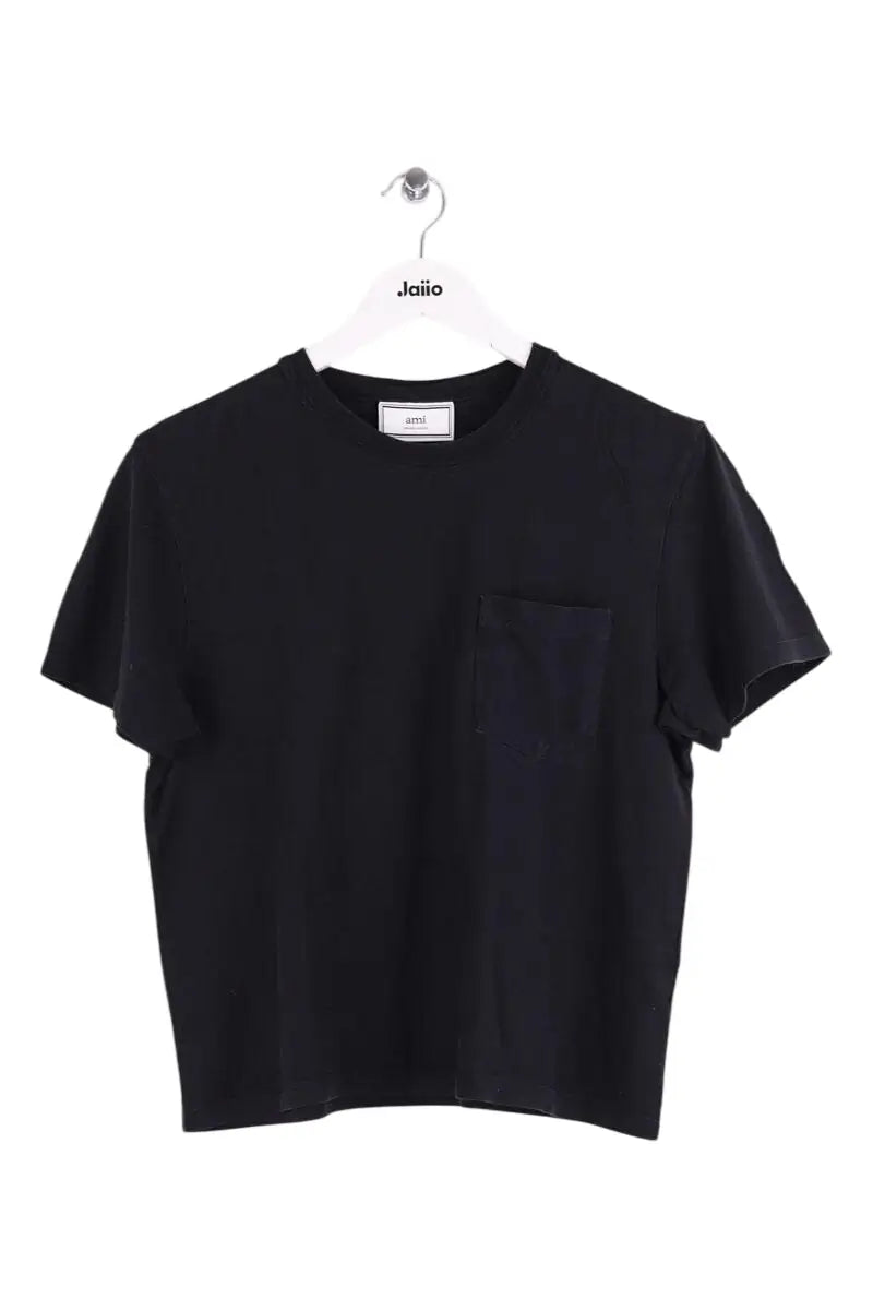 T-shirt Ami Noir en Coton, taille S - Seconde Main