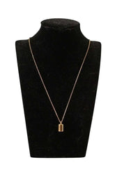 Collier Mon Petit Poids Rose en Plaqué or - Seconde Main