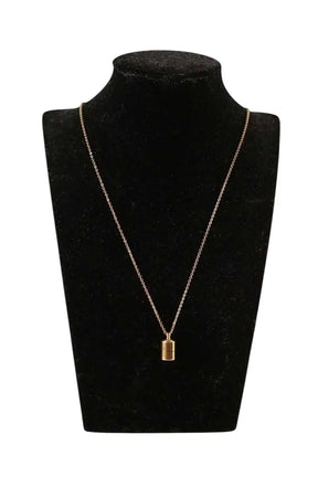 Collier Mon Petit Poids Rose en Plaqué or - Seconde Main