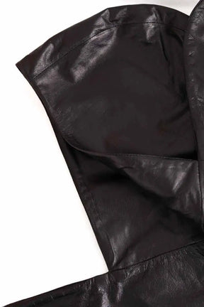 Chapeau Magda Butrym Noir en Cuir