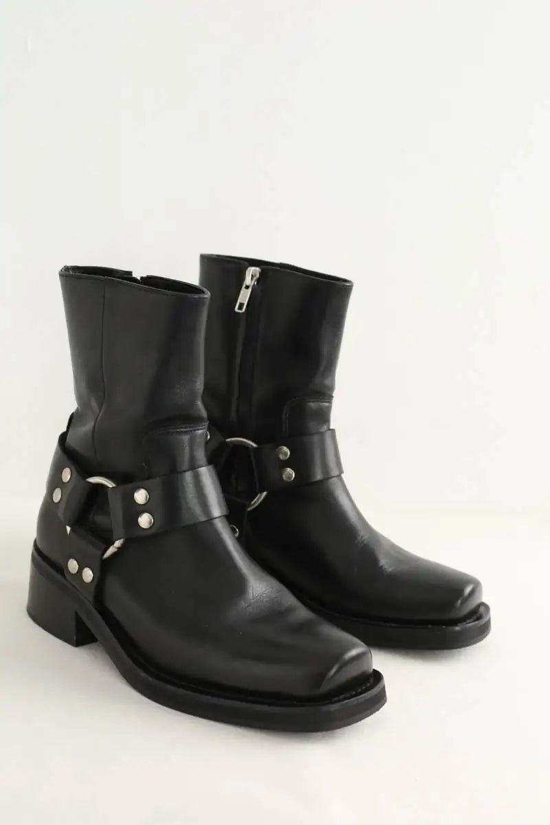 Boots à boucles The Kooples  Noir