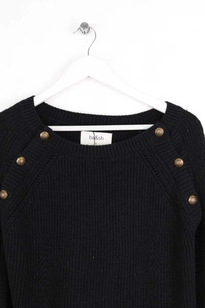 Pull Ba&Sh Marine en Laine