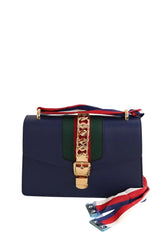 Sac porté épaule Gucci Sylvie Bleu en Cuir - Seconde Main