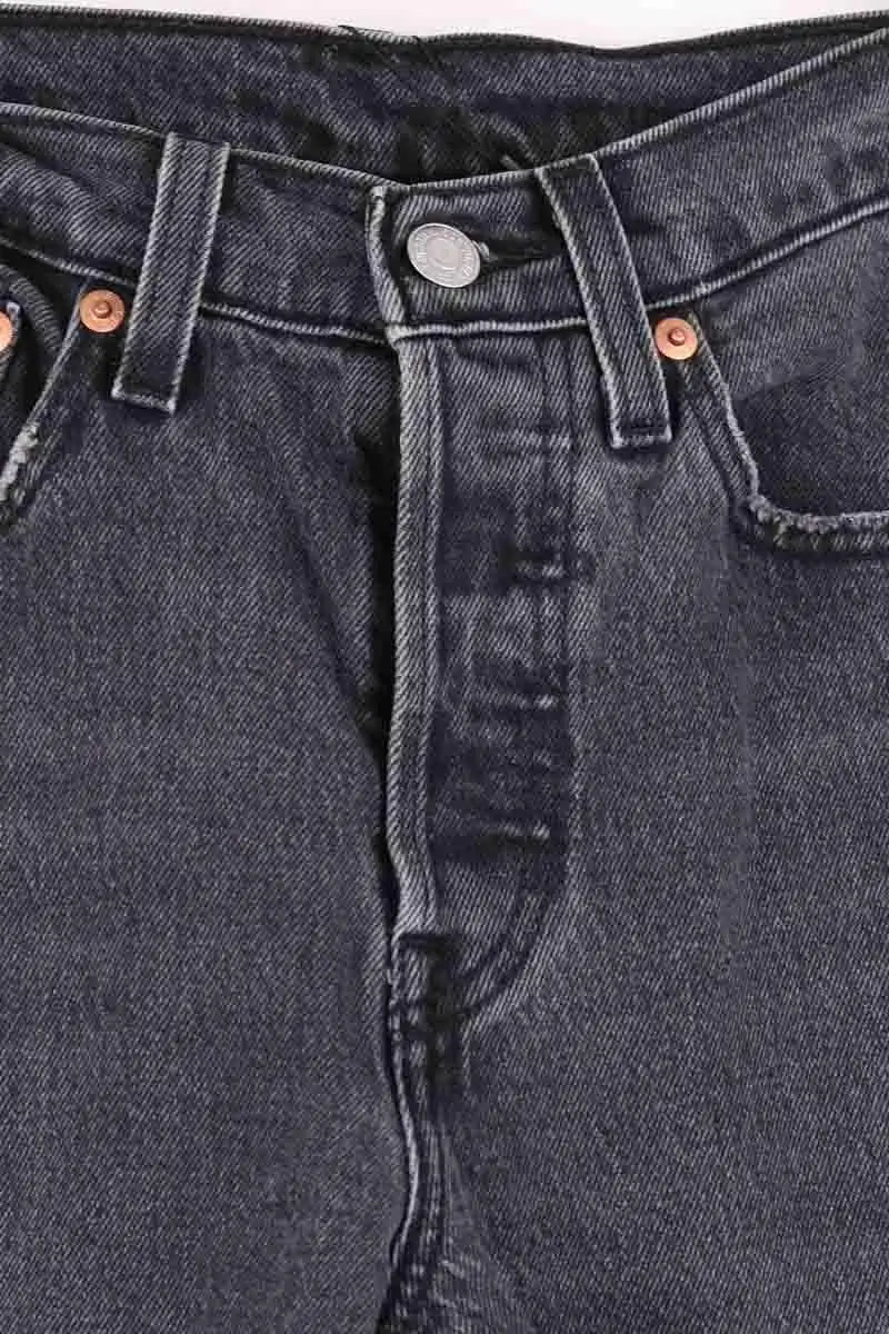 Jean droit Levi's 501 Anthracite en Coton