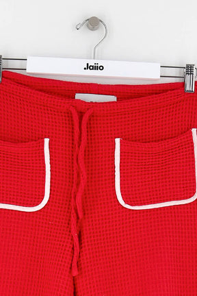 Pantalon large La Veste  Rouge