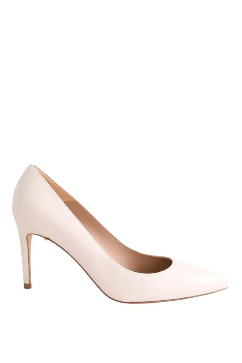 Talons LK Bennett Floret Ecru en Cuir, taille 40 - Seconde Main