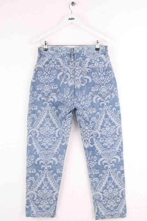 Jean droit Junya Watanabe Bleu en Coton