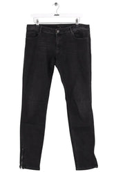 Jean slim Maje Anthracite en Coton, taille L - Seconde Main