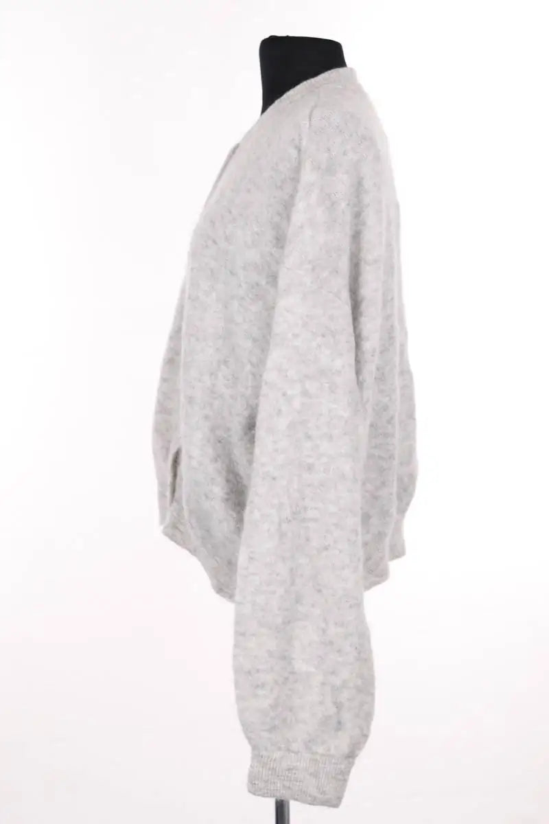 Cardigan American Vintage Gris en Laine