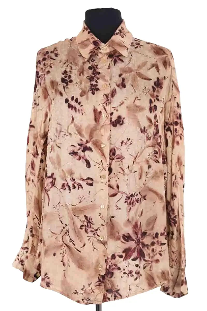 Chemise Momoni Beige en Viscose, taille XS - Seconde Main