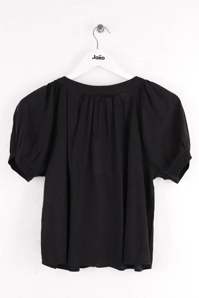 Blouse Reformation Noir en Coton