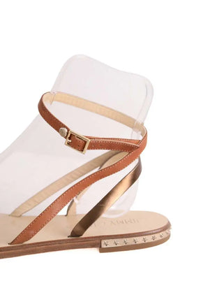 Sandales Jimmy Choo Marron en Cuir