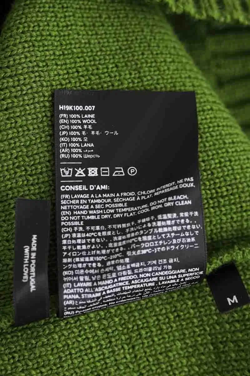 Pull Ami Vert en Laine
