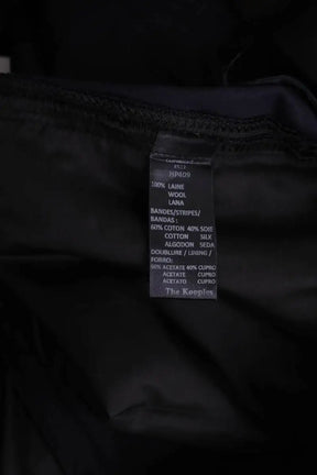 Pantalon droit The Kooples Marine en Laine