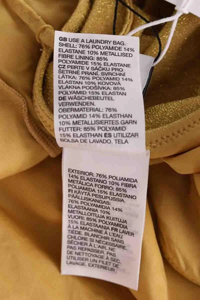 Maillot de bain & Other Stories Doré en Synthétique