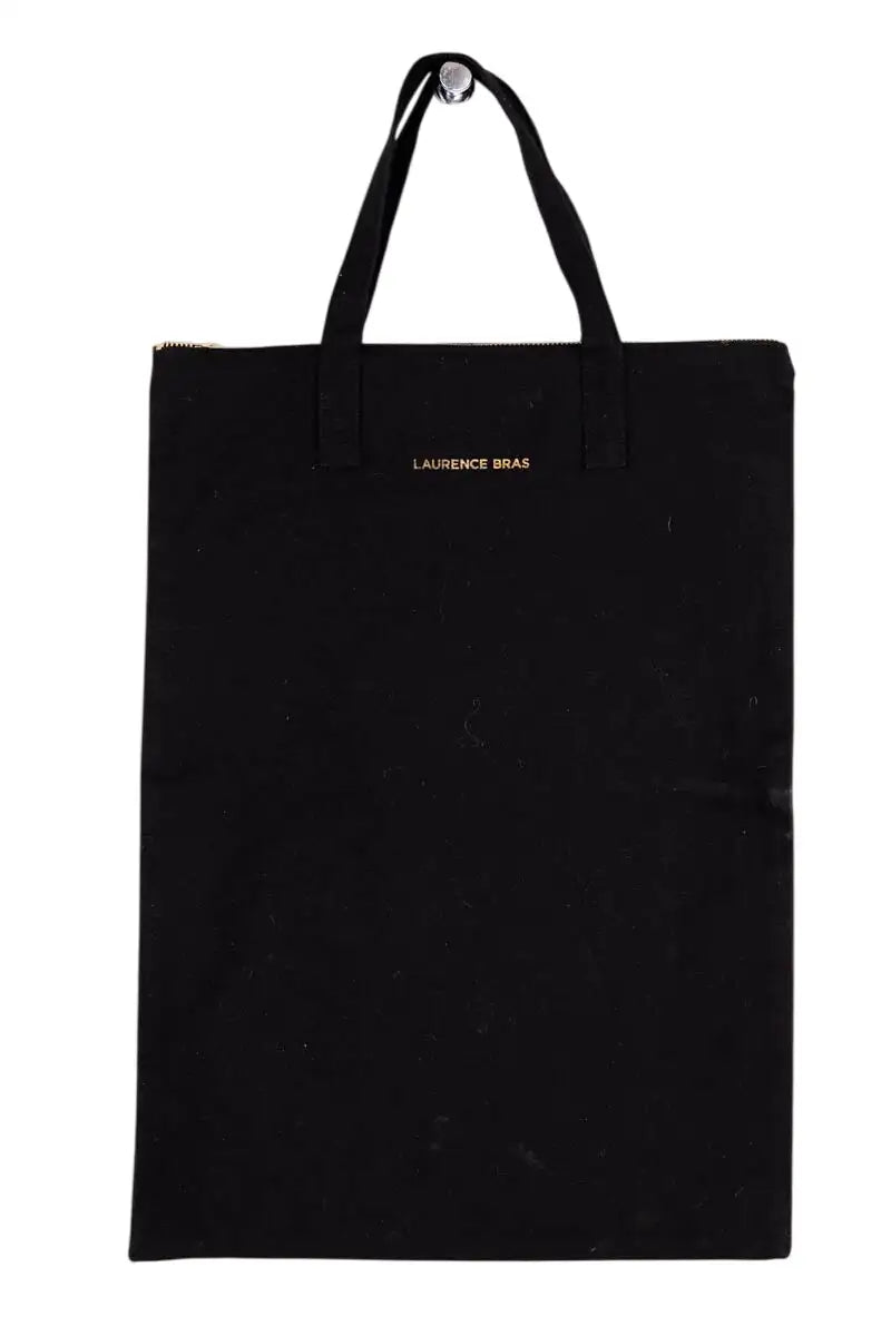 Cabas Laurence Bras Noir en Coton - Seconde Main