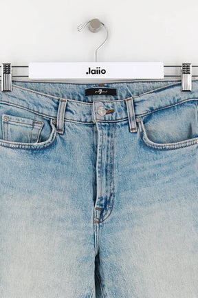 Jean droit 7 For All Mankind  Bleu