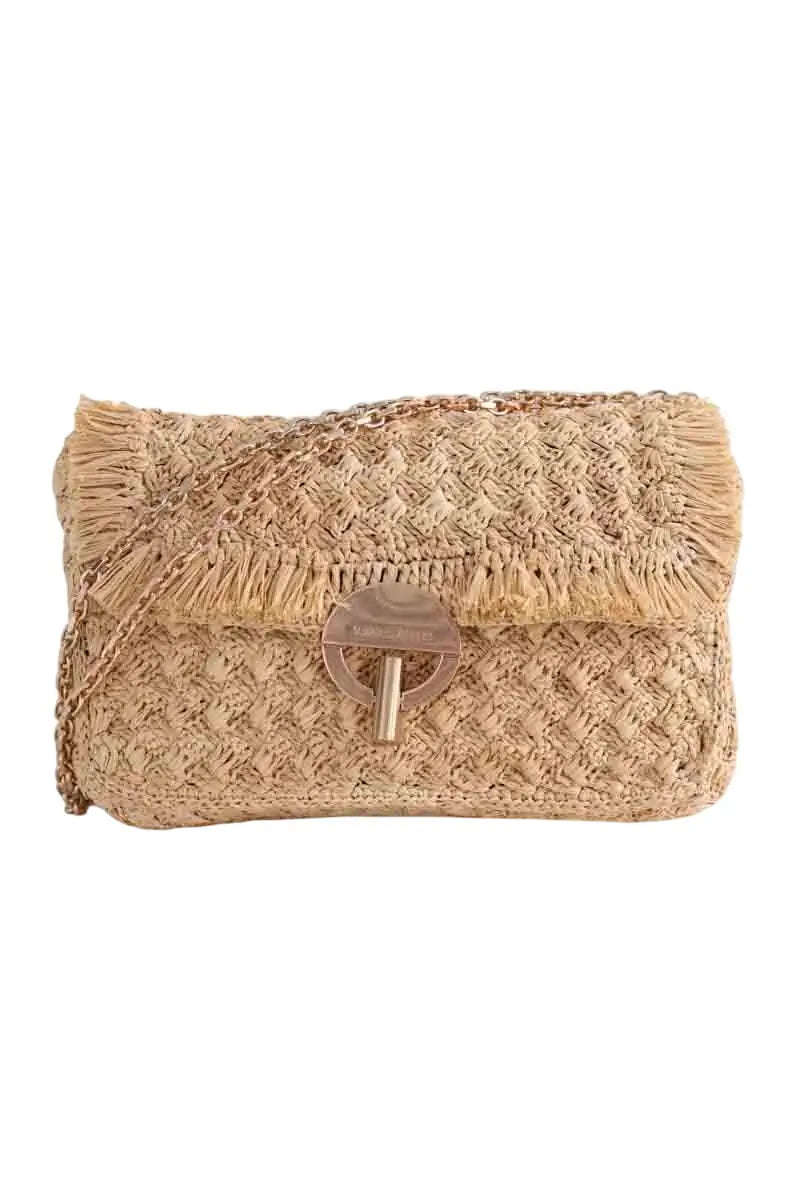 Sac à bandoulière Vanessa Bruno Beige en Osier - Seconde Main