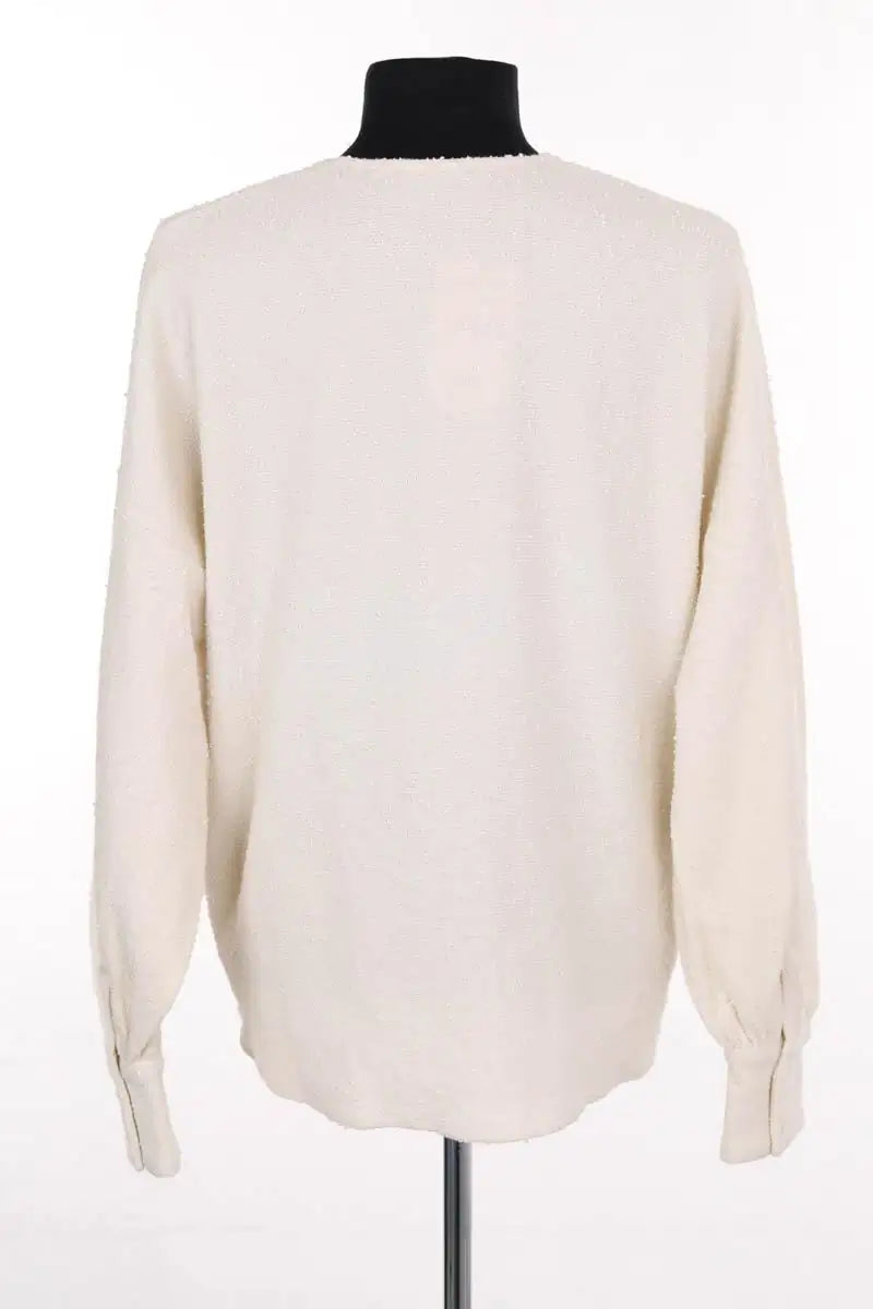 Top Roseanna Ecru en Coton