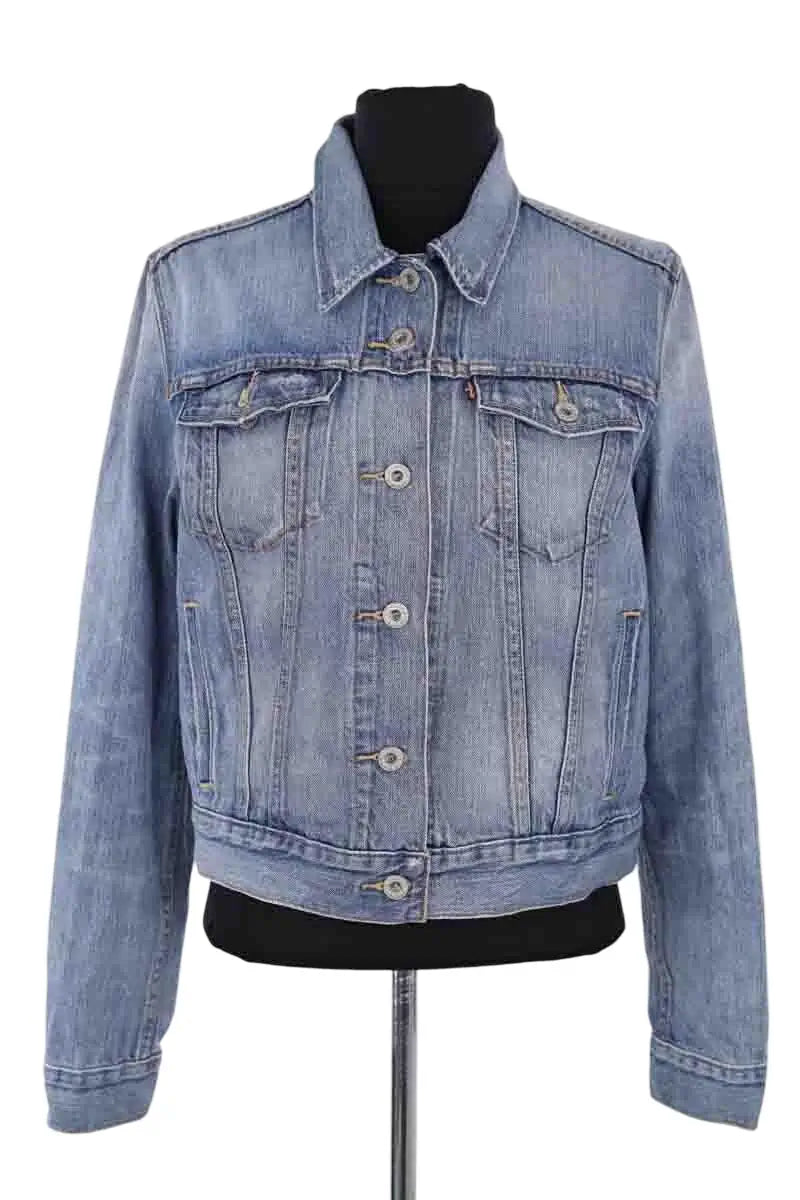 Veste Levi's Bleu en Coton, taille M - Seconde Main