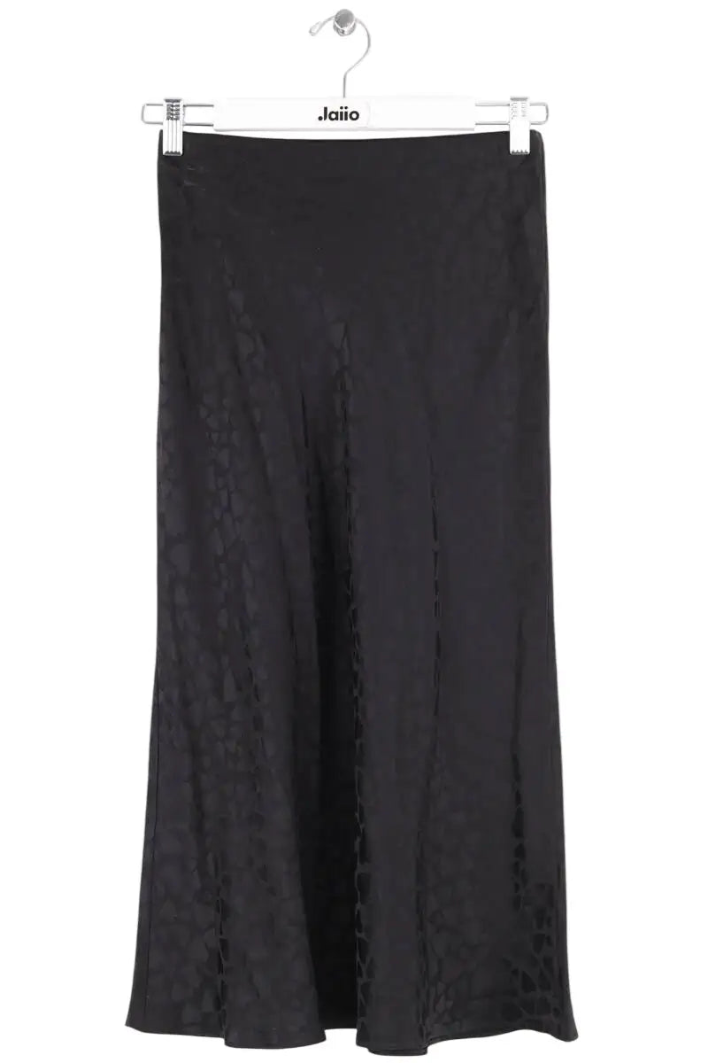 Jupe Réalisation Noir en Soie, taille S - Seconde Main