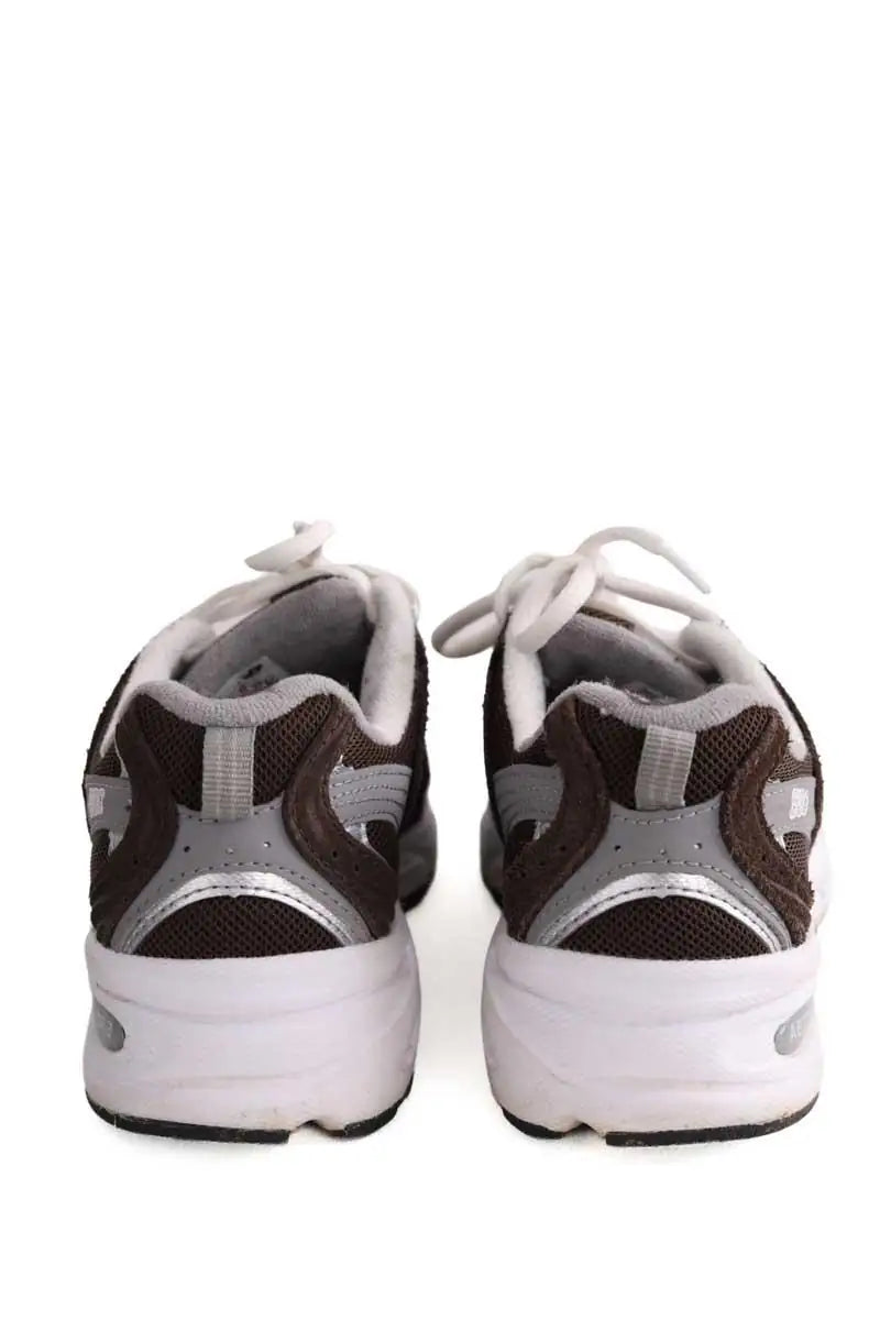 Baskets New Balance Marron en Tissu