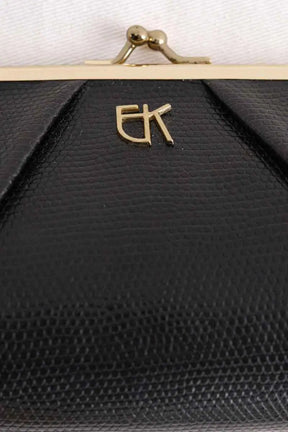 Pochette Emmanuelle Khanh Noir en Cuir