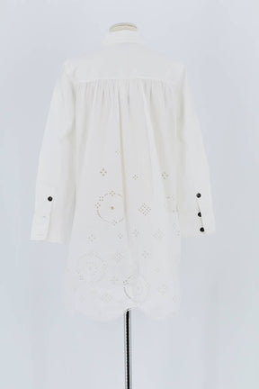Robe Ganni  Blanc