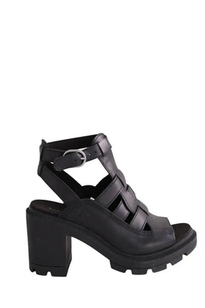 Sandales Timberland Noir en Cuir, taille 38 - Seconde Main