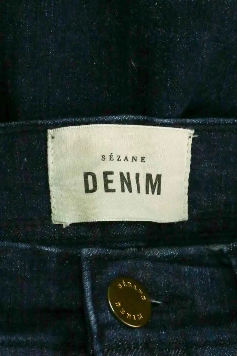 Jean slim Sézane Bleu en Coton