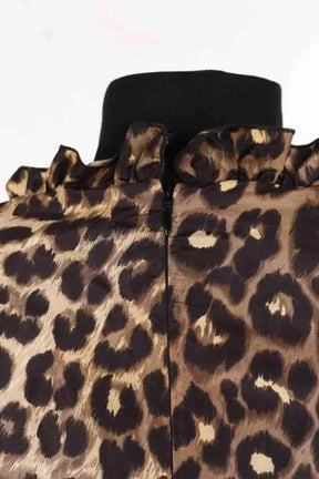 Robe Alessandra Rich Marron en Soie