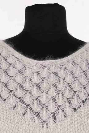 Pull Sézane Ecru en Laine