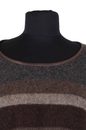 Poncho Sandro Other Gris en Laine