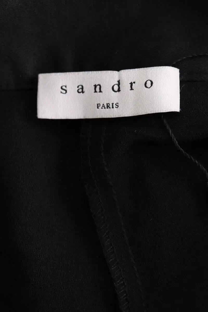 Jupe Sandro Noir en Synthétique