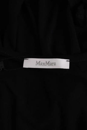 Top sans manche Max Mara Noir en Viscose