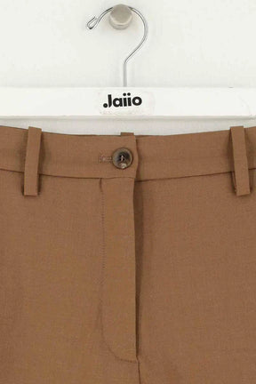Pantalon Maje Marron en Laine