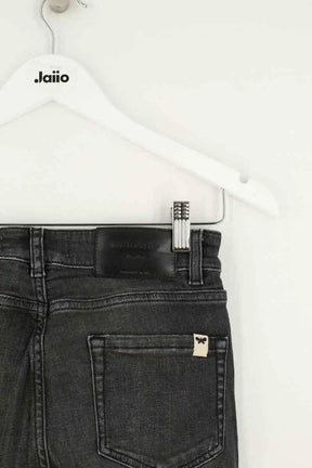 Jean droit Max Mara Anthracite en Coton