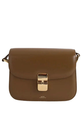 Sac à bandoulière APC GRACE Marron en Cuir - Seconde Main