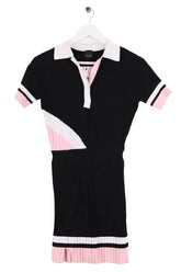 Robe Pinko Noir en Synthétique, taille XS - Seconde Main