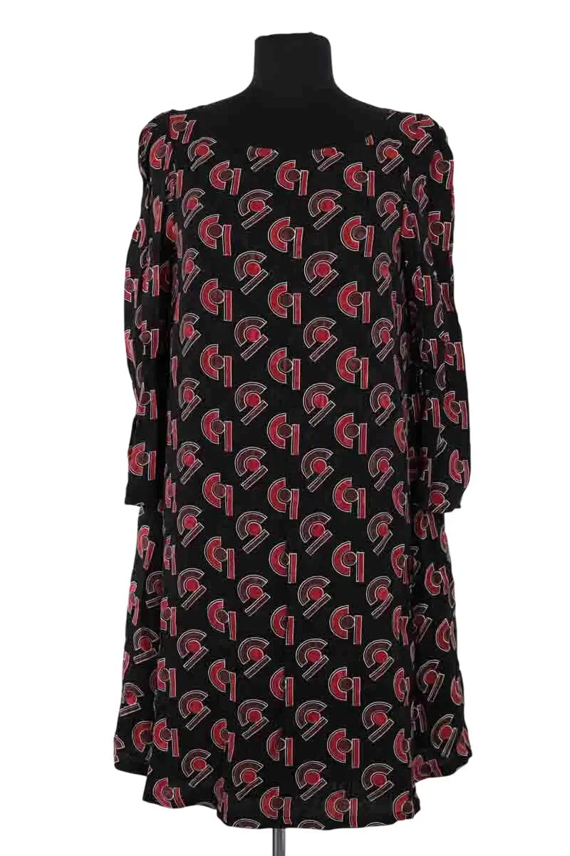Robe Claudie Pierlot Noir en Viscose, taille S - Seconde Main